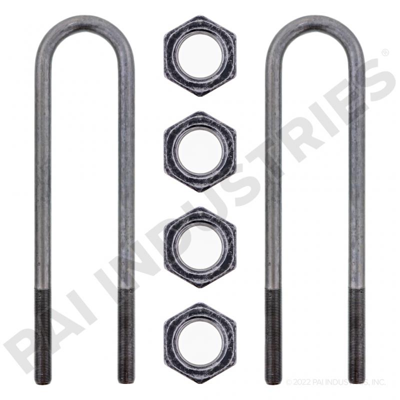 PACK OF 2 PAI FUB-4962 MACK 7QK2174M U-BOLT KIT (ROUND) (CH / RR) (USA) | woodlineparts.com