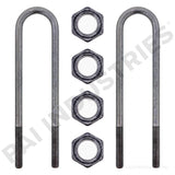 PACK OF 2 PAI FUB-4962 MACK 7QK2174M U-BOLT KIT (ROUND) (CH / RR) (USA)