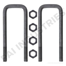Load image into Gallery viewer, PACK OF 2 PAI FUB-5072 MACK 7QK3151P5 FLAT U-BOLT KIT (3-1/2&quot; X 11&quot;) (USA)