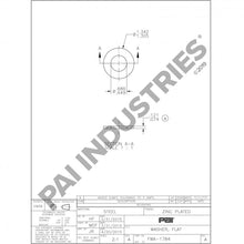 Charger l&#39;image dans la galerie, PACK OF 5 PAI FWA-1784 MACK 37AX271 FLAT WASHER (0.686&quot; ID X 1.343&quot; OD) (USA)
