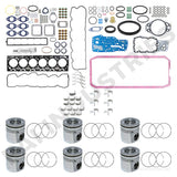 PAI ISB607-226 CUMMINS ENGINE OVERHAUL KIT (ISB6) (STD) (STD / STD)