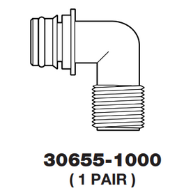 JABSCO® 30655-1000 SNAP-IN PORT CONNECTOR X 1/2