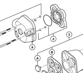 Jabsco® 18911-7030 Valve Kit Par-Max Water System Pumps (EPDM) | woodlineparts.com
