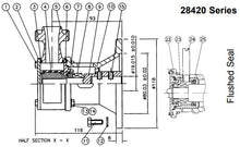 Charger l&#39;image dans la galerie, Jabsco 28420 Series Parts Diagram | woodlineparts.com