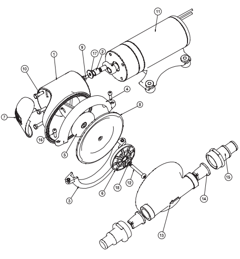 Jabsco® 50880-1000 Shower Drain & Bilge Pump (12V)
