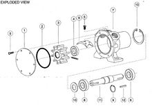 Load image into Gallery viewer, JABSCO® 2620-1101 SELF-PRIMING PEDASTAL PUMP NEOPRENE 3/8&quot; (2620-1001)