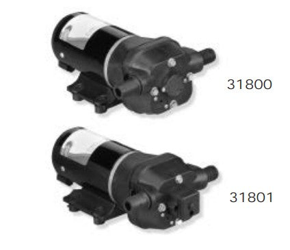 Jabsco® 31800-0092 Industrial Diaphragm Pump 12V 4GPM No Switch (31800-0412)