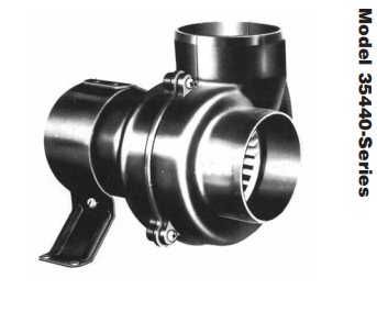 Jabsco® 35440-0010 Flangemount Blower (4.00") (24V)