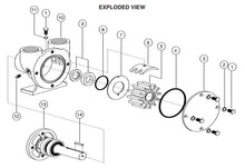Charger l&#39;image dans la galerie, Jabsco® 42730-0000 Engine Cooling Pump for Crusader Engines (97179, E-35)