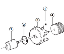 Load image into Gallery viewer, Jabsco® Models 36760 36770 Exploded View | woodlineparts.com