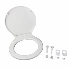 Load image into Gallery viewer, Johnson® 81-47241-04 Toilet Seat (Compact) (Plastic) (AquaT Silent Electric) | woodlineparts.com