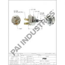 Load image into Gallery viewer, PAI MSW-4397OEM MACK 2MS216 DASH DIMMER SWITCH (25024278) (OEM)
