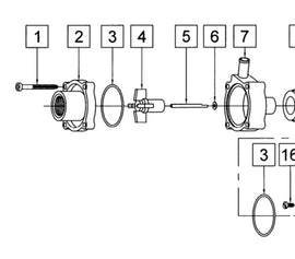 March® 0893-0004-1000 Cover for 893 Series Brush & Brushless Pumps | woodlineparts.com
