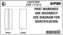 Charger l'image dans la galerie, PAI 171812 Part Markings Caution (English) | woodlineparts.com