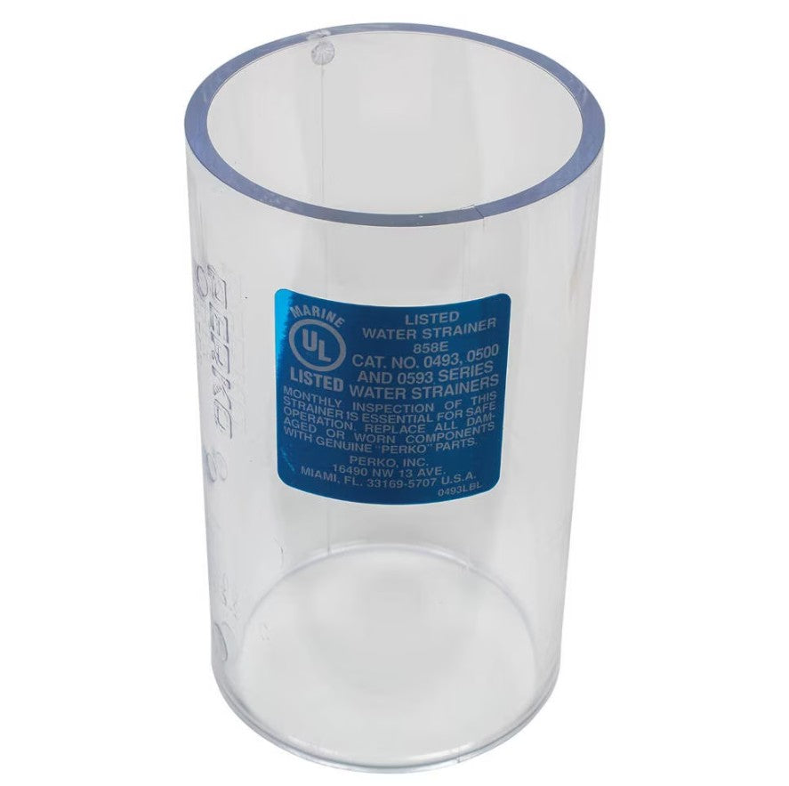 Perko® 493 007 99C Transparent Cylinder for 1-1/4" Strainer (049300799C)