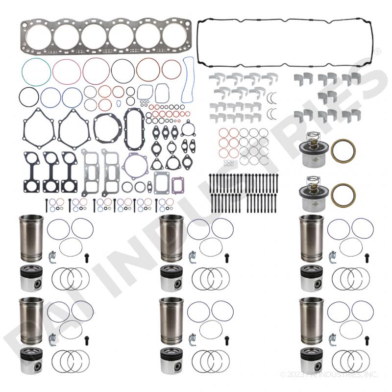 PAI S60111-033 DETROIT DIESEL ENGINE INFRAME KIT (SERIES 60) (16.0:1) (STD / STD) | woodlineparts.com