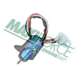 MaxiForce® Yanmar® 119653-77950 Solenoid, Fuel Stop, 12V, 70mm-84mm Series | woodlineparts.com