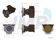 Load image into Gallery viewer, JMP Marine® Replacement Detroit Diesel® 23507972 Raw Water Pump (5122599, 6980-3100)