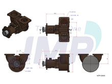 Load image into Gallery viewer, JMP Marine® JPR-G6400 Replacement Seawater Pump Detroit Diesel 8927296