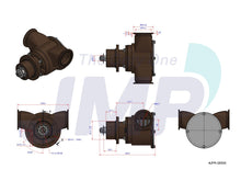 Cargar imagen en el visor de la galería, JMP JPR-G6500 DETROIT DIESEL 23535447 REPLACEMENT ENGINE COOLING PUMP
