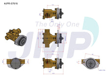 Load image into Gallery viewer, JMP Marine® JPR-S7616 Replacement P1716C Engine Cooling Pump (P1716A)