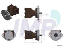 Charger l&#39;image dans la galerie, JMP Marine® JPR-S7632 Replacement P1732C Engine Cooling Pump (Caterpillar) | woodlineparts.com