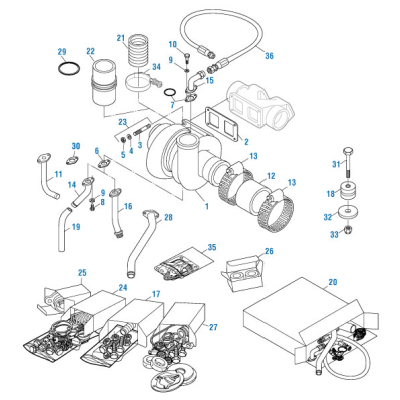 PAI EFI-1799 MACK 208GC268 OIL INLET TUBE ASSEMBLY