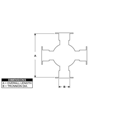 PAI EM69150 MACK 21045407X UNIVERSAL JOINT (1760) (35MU222, 5-407X)