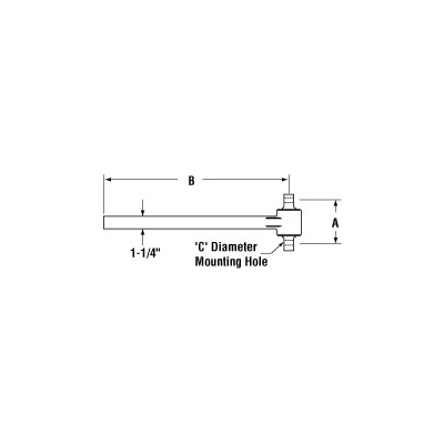 PAI 750114 OEM HENDRICKSON 66661-000H TORQUE ROD END (46661-000)