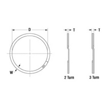 Load image into Gallery viewer, PACK OF 10 PAI ESE-8961 MACK 449GC229 RETAINING RING (MADE IN USA)