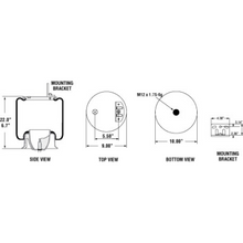Load image into Gallery viewer, PAI FAS-0728 MACK 8633-1R12615 ROLLING LOBE AIR SPRING (8829, 1R12-615)