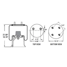 Load image into Gallery viewer, PAI 804340 MACK 8633-1R12357 AIR SPRING (9348, 1R12-357) (USA)