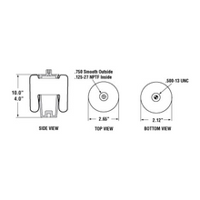 Load image into Gallery viewer, PAI FAS-4909 MACK 227QS38A CAB SUSPENSION AIR SPRING (7017, 1S5-055)