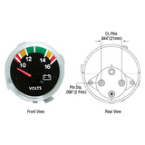 PAI 804380 MACK 51MS229M VOLTMETER GAUGE (CH / CL / CX) (OEM)
