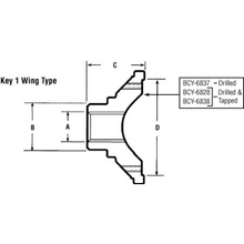 Load image into Gallery viewer, PAI BCY-7196 MACK 2104-17042811X HALF ROUND YOKE (SP170) (OEM)