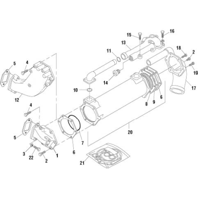 PAI ECH-8573 MACK 493GB57M WATER OUTLET HOUSING (E7 / E-TECH) (OEM)