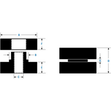 Load image into Gallery viewer, PACK OF 2 PAI FMT-4582 MACK 20QL2101 HOOD BRACKET INSULATOR