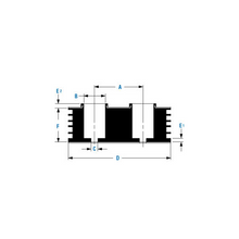 Load image into Gallery viewer, PAI FMT-4992 MACK 20QL322 INSULATOR (LOWER FRONT ENGINE MOUNT) (CH)