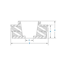 Charger l&#39;image dans la galerie, PAI 740039 FREIGHTLINER TLB13371-45 LOWER CAB MOUNT (RUBBER) (USA)