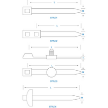 Load image into Gallery viewer, PACK OF 10 PAI 831047 MACK 980881 CABLE TIE (48RU3128M2) (OEM)