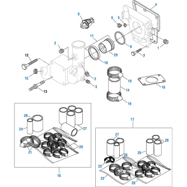 PACK OF 5 PAI 131502 CUMMINS 3893774 THERMOSTAT GASKET (L10) (3027436)