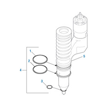 Load image into Gallery viewer, PAI 321297 CATERPILLAR 2245797 FUEL INJECTOR O-RING KIT (C10 / C12) (USA)