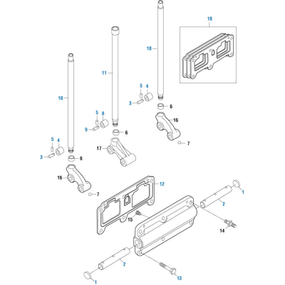 PACK OF 2 PAI 045039 CUMMINS 3166428 VALVE ROLLER PIN (N14) (USA)