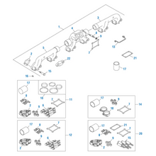 Load image into Gallery viewer, PAI 181025 CUMMINS 3062566 EXHAUST MANIFOLD (CENTER) (855) (LOW BOSS)