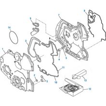 Load image into Gallery viewer, PACK OF 2 PAI 431262 NAVISTAR 1818716C3 FRONT COVER GASKET (MOLDED)