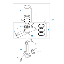 Cargar imagen en el visor de la galería, PACK OF 2 PAI 440047 NAVISTAR 1873884C2 CONNECTING ROD BOLT (USA)