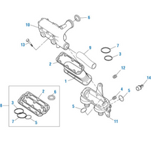 Charger l&#39;image dans la galerie, PAI 641261 DETROIT DIESEL 23537315 OIL FILTER / COOLER ADAPTOR ASSEMBLY