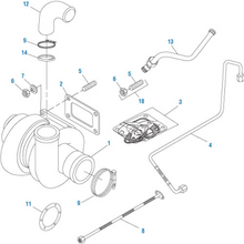 Cargar imagen en el visor de la galería, PAI 642040 DETROIT DIESEL 23519094 V-BAND CLAMP (4-1/2&quot;) (SERIES 60)