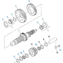 Cargar imagen en el visor de la galería, PAI Industries - Drive Train
Countershaft &amp; Idler Gear - FS 5005A/C and FS 5205A | woodlineparts.com