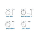 PACK OF 10 PAI GRI-2717 MACK 97AX225 RETAINING RING (MADE IN USA)